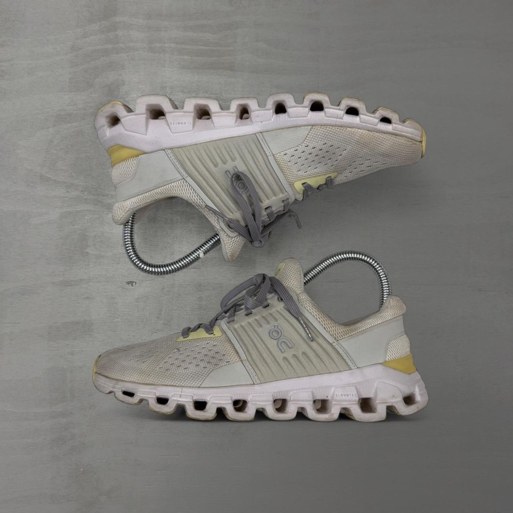 On Cloudswift Running Shoes White Yellow Helion CloudTec Sneakers 41.99577 W6